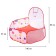 Children's game tent - dry pool for balls "balls", wall height with a ring: 82 cm