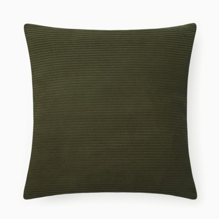 Case on the pillow of Ethel Velour 43*43 cm, central green, 100% polyester-3