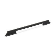 Cappio bracket handle, aluminum, m/o 320 mm, black color with gray insert