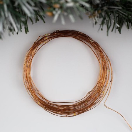 Garland "thread" 5 m Rosa, IP20, copper thread, 50 LED, glow of multi, USB-1