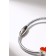 Margeri Bracelet on the thread, wood in the heart, l = 18 cm, red color in silver