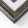 Photo frame plastic 15x21 cm "Renaissance" gray granite