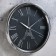 Watching clock, series: interior, "Paris", discrete move, d-34 cm, 1 aa