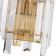Lamp wall crystal Feeriya 2xe14 40w, size 20x11.7x27 cm, bronze color