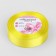 A satin ribbon "Silver threads", 25 mm × 23 ± 1 m, yellow color No. 015