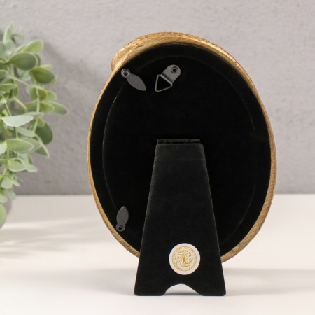 Photo frame Polystone 10x15 cm "snake" gold 12.3x2.5x17.5 cm-3