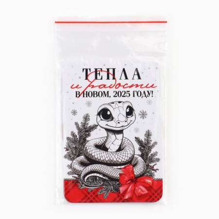 Calendar 2025 Pocket "New Year: heat and joy", 7 x 10 cm, New Year's series-3