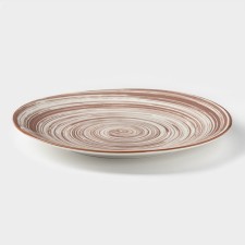 Ceramic dining “temptation”, d = 26.5 cm, beige color