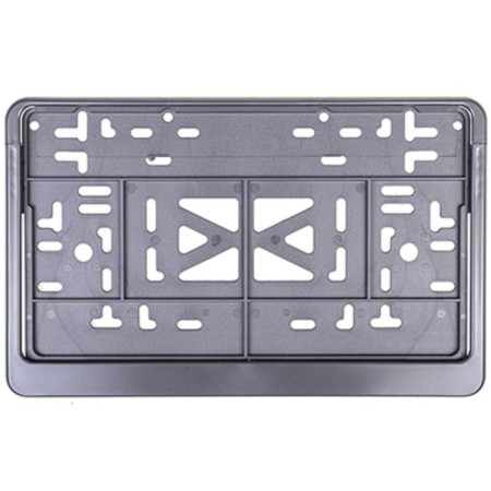 Skyway car frame, 290 x 170 mm, GOST, with a latch, gray, plastic