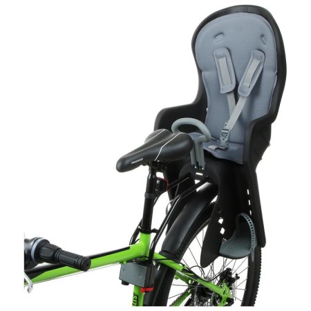 Rear bell bQ-9 with a handle, fastening on a frame with a button, black color-1