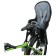 Rear bell bQ-9 with a handle, fastening on a frame with a button, black color