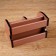 Organizer 5 sections, 1 sliding box, a series of ash shimo dark with Kant Dark, 14*21cm