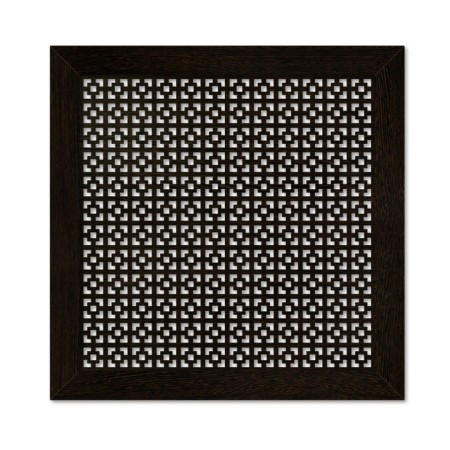 Radiator screen, Damasco, Wenge, 60x60 cm