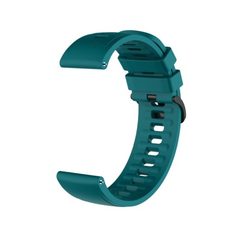 Smart hours strap, 22 mm, silicone, turquoise-1