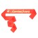 Tape "graduate 9th grade", silk red foil