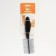 Combed double -sided "paws" with straight teeth, plastic pen, black