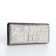 Women's wallet on a magnet, silver color