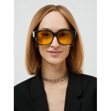 Glasses for the driver, anti -Belk, antiphara, UV 380, width 14.3 cm, pipe 15.4 cm-1
