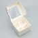 Folding box for 4 cupcakes with the window “Happy New Year!”, Sweets, 16 x 16 x 10 cm, New Year