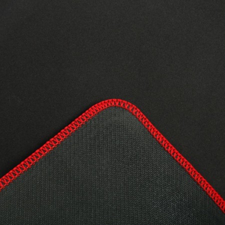 Defender Black XXL mouse mat, game, 400x355x3 mm, black and red-2