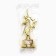 The award figure "The best of the best", gold, plastic, 21.5 x 7.5 cm