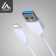 Luazon, Lightning - USB, 1 A, 1.5 m, white cable