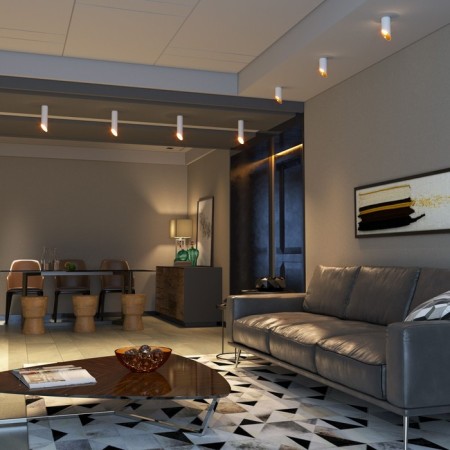 Ceiling accent Elektrostandard, 7011, 7005 GU10 60x60x150 mm, IP20-1