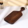 Defense board for serving with ADELICA handle, 36 × 14.5 × 2 cm, dark grab