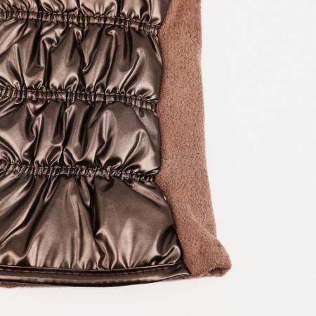 Gloves are female, dimensionless, with insulation, brown color-1