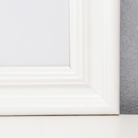 Photo frame Liza 60x80 cm white (plastic screen)-1
