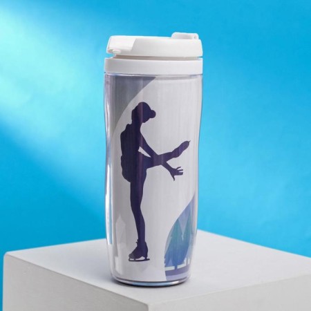 Thermal engine with an insert “Figure skating”, 350 ml, retains the heat of 2 hours-1