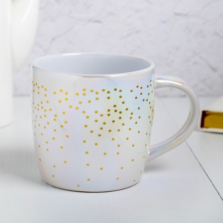 Ceramic mug “Dream”, 300 ml, white color-2
