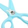 Scissors 11.8 cm plastic handles, rounded ends of the blades, Blue Calligrata Bunny