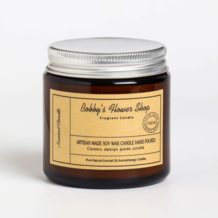 Aromatic candle in the bank "Flower shop Bobby", 6.5x5.5 cm, 100 g-3
