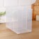Storage container without a Rolly cover, 10.6 l, 16.8 × 30.5 × 24.2 cm, transparent