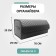 Organizer for the car Defly 70x29x29 cm, black/black stitching