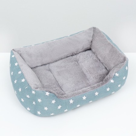 Lynchik for animals "Stars", 45 x 30 x 15 cm, gray