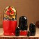Matryoshka 5 puppet "Nadia" berries, 17-18cm, manual painting.