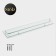 Bathroom shelf, 50 × 12 × 4 cm, metal, glass