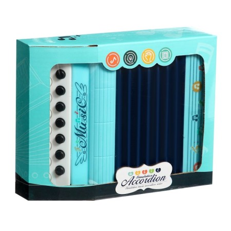 Musical toy A accordion "Musical Explosion", 13 keys, works on batteries, MIX color-8