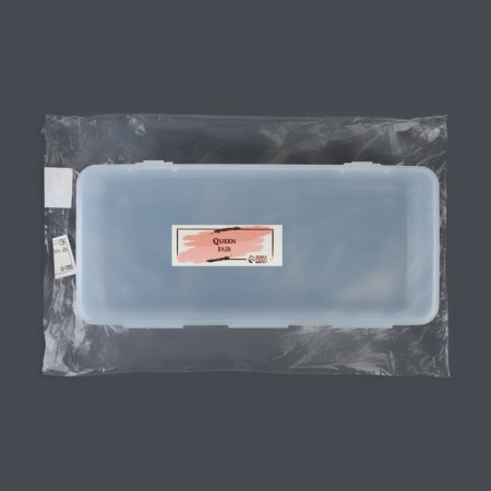 Organizer for storage, with a lid, 24.5 × 11 cm, the color is transparent-5