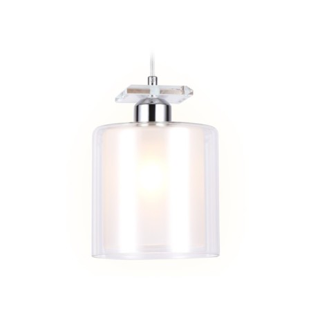 Suspended lamp with a replaceable lamp Ambrella Light, Traditional, TR3577, E27, Color Chrome