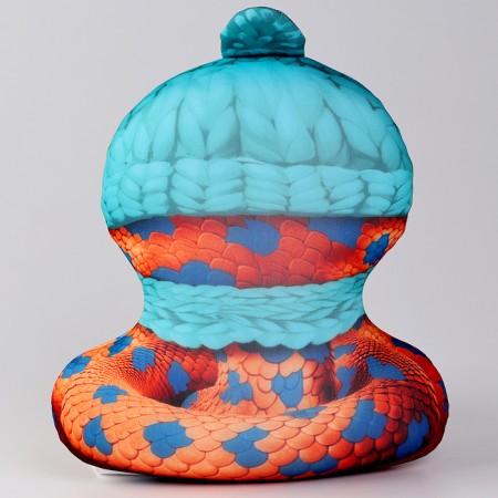 New Year. Anti -stress toy "Snake spotted in a hat"-5