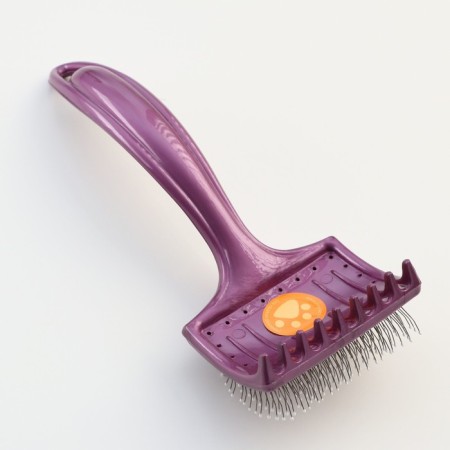 Brush - a packer soft with drops, increased number of teeth, base 68x48 mm, burgundy-1