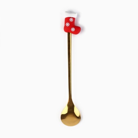New Year's spoon with a rubber additional element "New Year: Happy New Year", 3.5 x 16 cm-4
