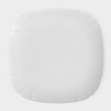 A set of dessert plates Luminarc Lotusia, d = 20.5 cm, glass ceramic, 6 pcs, white color-4