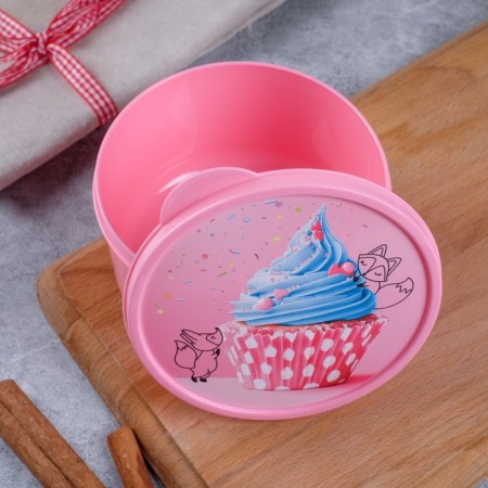 Lunch-Box Round Solomon "Foxes", 500 ml-1