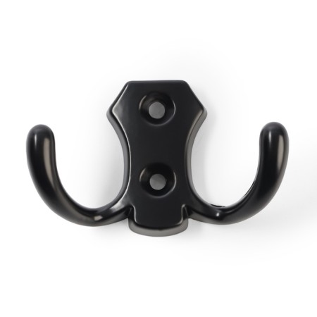 Hook furniture tundra TKD007, two -rod, black color-3