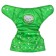 Reusable diaper "our bunny", green color