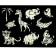 Set for drawing light + board write and mesh, animals
